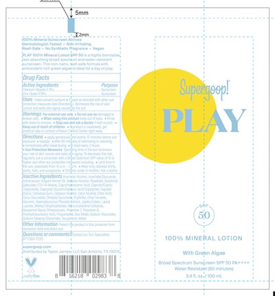 Play 100% Mineral Lotion Tube (Play 100 Mineral Lotion Spf 50 100ml Tube)